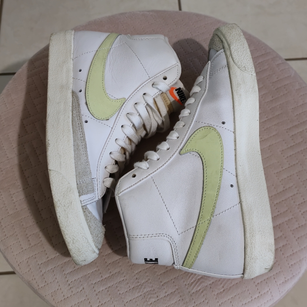 Lime Green Nike Blazers